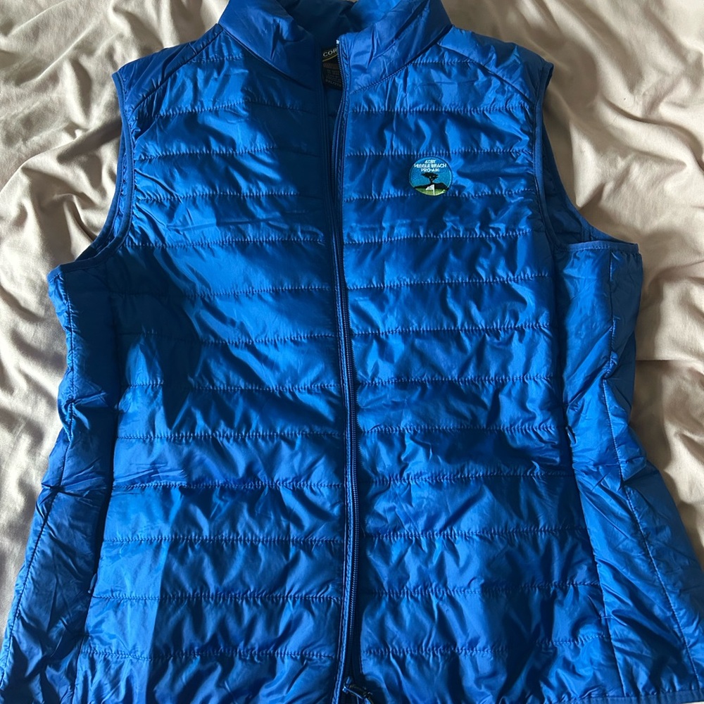 Core 365 Women's Blue Puffer Vest